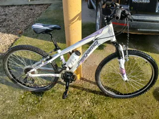 Bicicleta Montaña Megamo Blanca 24"
