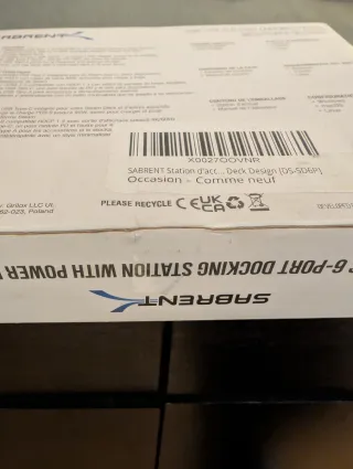 Sabrent Docking Station USB-C 6 Porte