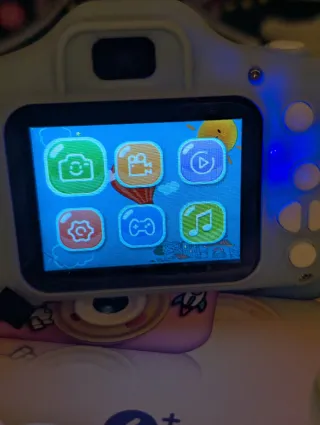 Macchina fotografica per bambini azzurra