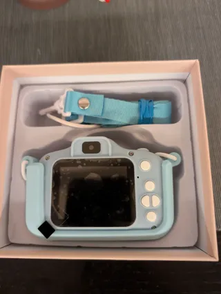 Macchina fotografica per bambini azzurra