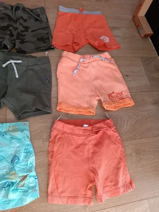 Lote 12 Pantalones Cortos Niño Talla 2 Años