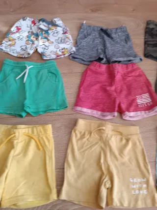 Lote 12 Pantalones Cortos Niño Talla 2 Años