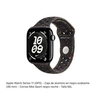 Apple Watch Series 11 GPS Negro 46mm