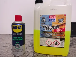 WD-40 Cera y Brillo Moto + Anticongelante Krafft