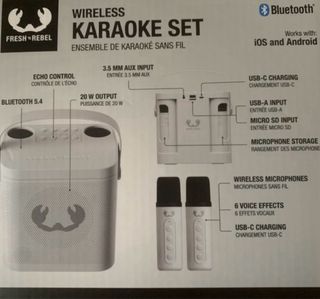 Altavoz Fresh 'n Rebel Karaoke Set