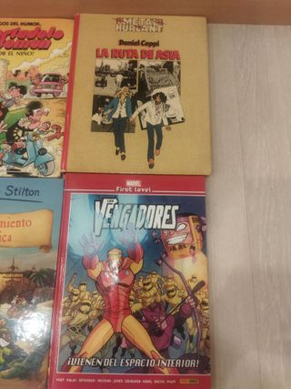 Cómics tapas duras a 2€ cada uno