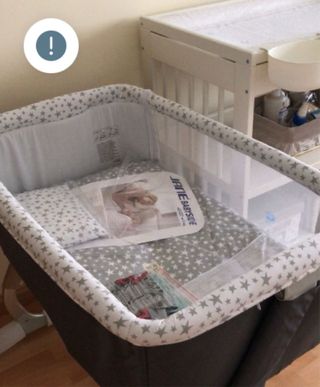 Culla Jané Babyside grigia con stelle