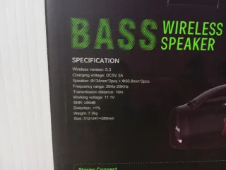 Altavoz Zealot-S98 Inalámbrico Negro