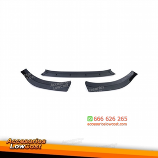 Spoiler delantero negro brillante para Audi A3 8V