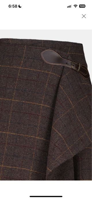 Falda LLOYDS cuadros tweed nueva