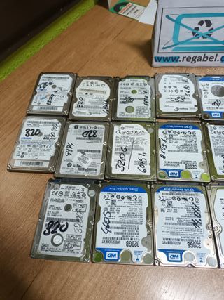 Lote 19 Discos Duros HDD 2.5 320GB