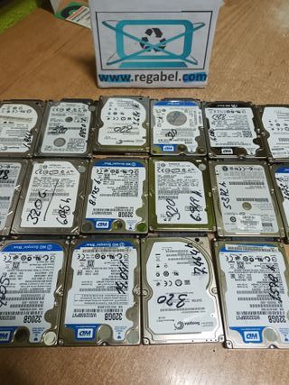 Lote 19 Discos Duros HDD 2.5 320GB