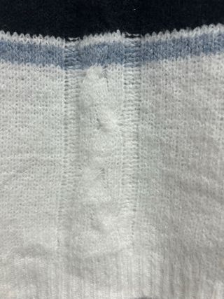 Jersey Mujer Talla M Negro, Blanco y Azul