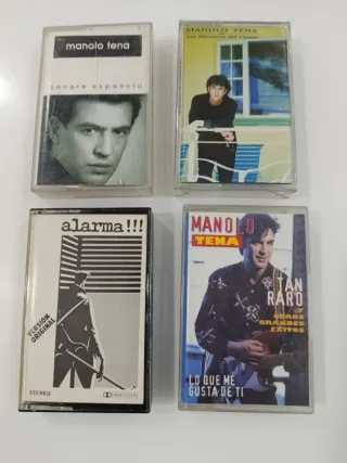 4 Manolo Tena Cintas Cassettes ELIGE