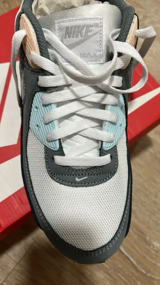 Nike Air Max 90 Gris y Turquesa