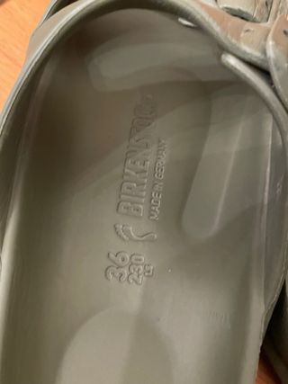 BIRKENSTOCK - sandalias verdes 36