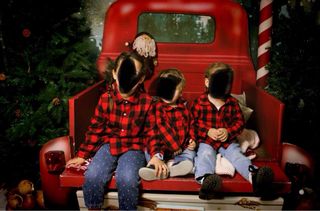 Camioneta Roja Navidades