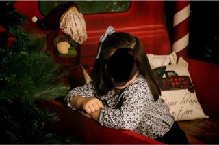 Camioneta Roja Navidades