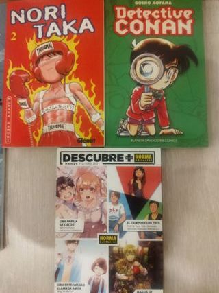 4 LIbros Manga/ Anime x 5€
