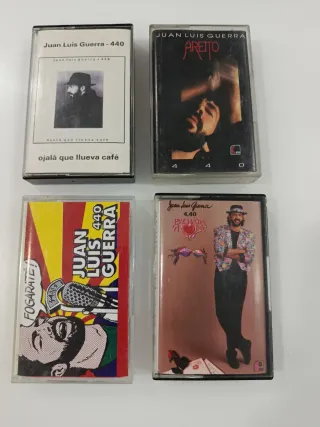 4 JUAN LUIS GUERRA Cintas Cassettes ELIGE