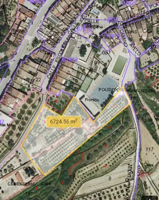 Terreno a quince kilómetros de Gandía