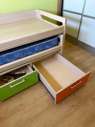 Cama nido con cajones ,