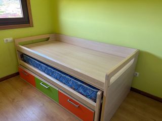 Cama nido con cajones ,