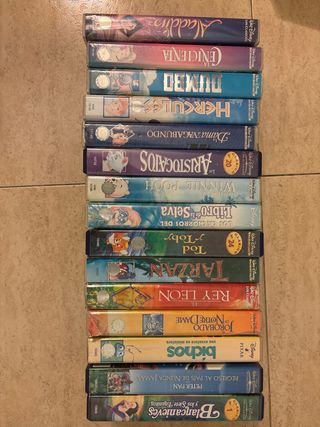Lote Películas Disney VHS Clásicos