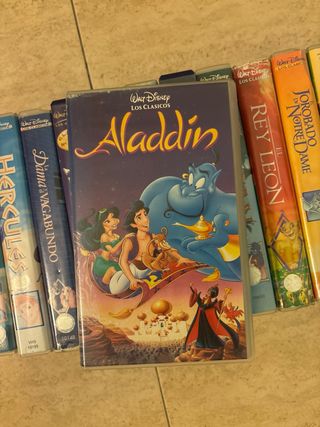 Lote Películas Disney VHS Clásicos