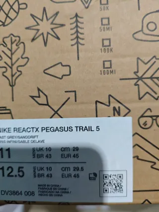 Nike Pegasus Trail 5 Beige/Blanco