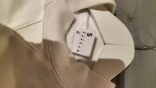 Sudadera Reebok Blanca Logo Rojo/Negro