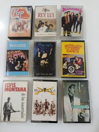 9 ROCKABILLY Cintas Cassettes ELIGE