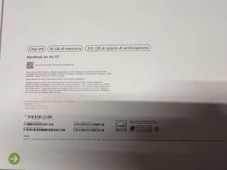 MacBook Air 13 ultimo modello anno 2025