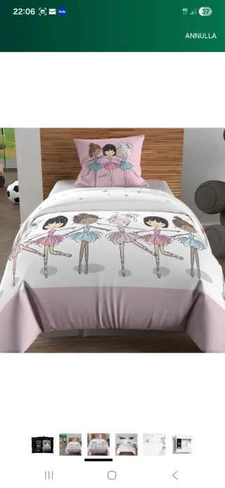 Set coperta ballerine 5 pezzi soleil