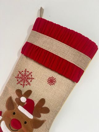 Calcetín Navideño Reno