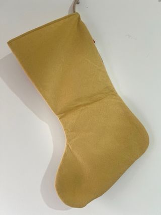 Calcetín de Navidad con Copos de Nieve