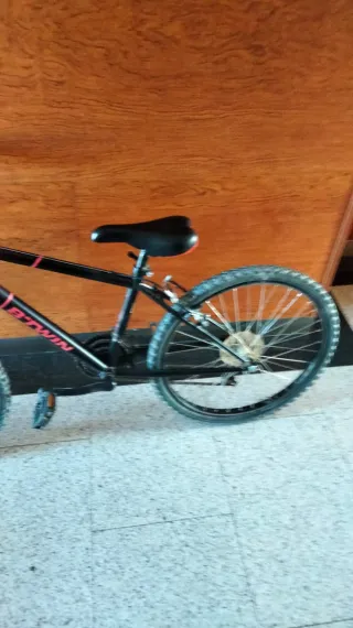 Bicicleta Infantil BTWIN 24 Negra/Naranja