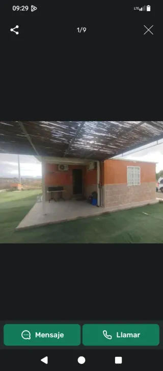 casa de campo con 2 parcelas