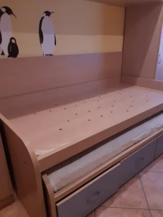 Cama nido con cajones