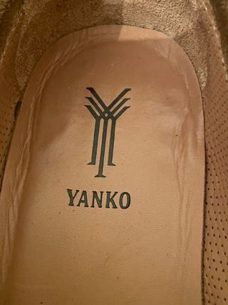 YANKO - Mocasines ante hebilla 7,5 42