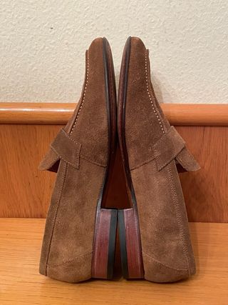 YANKO - Mocasines ante hebilla 7,5 42