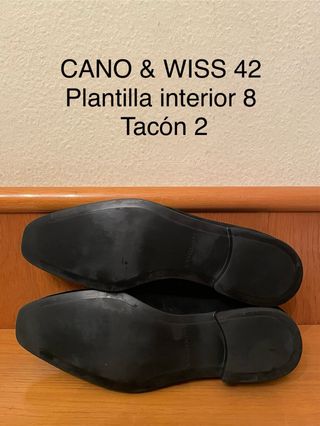 CANOa&WISS - Mocasines negros 42