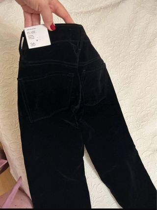 Pantalón Mango Terciopelo Talla 36 Nuevo