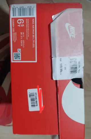 Zapatillas Nike Mujer Beige y Rojo