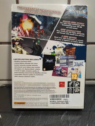 Xbox 360 Blazblue Continuum Shift Limited Edition