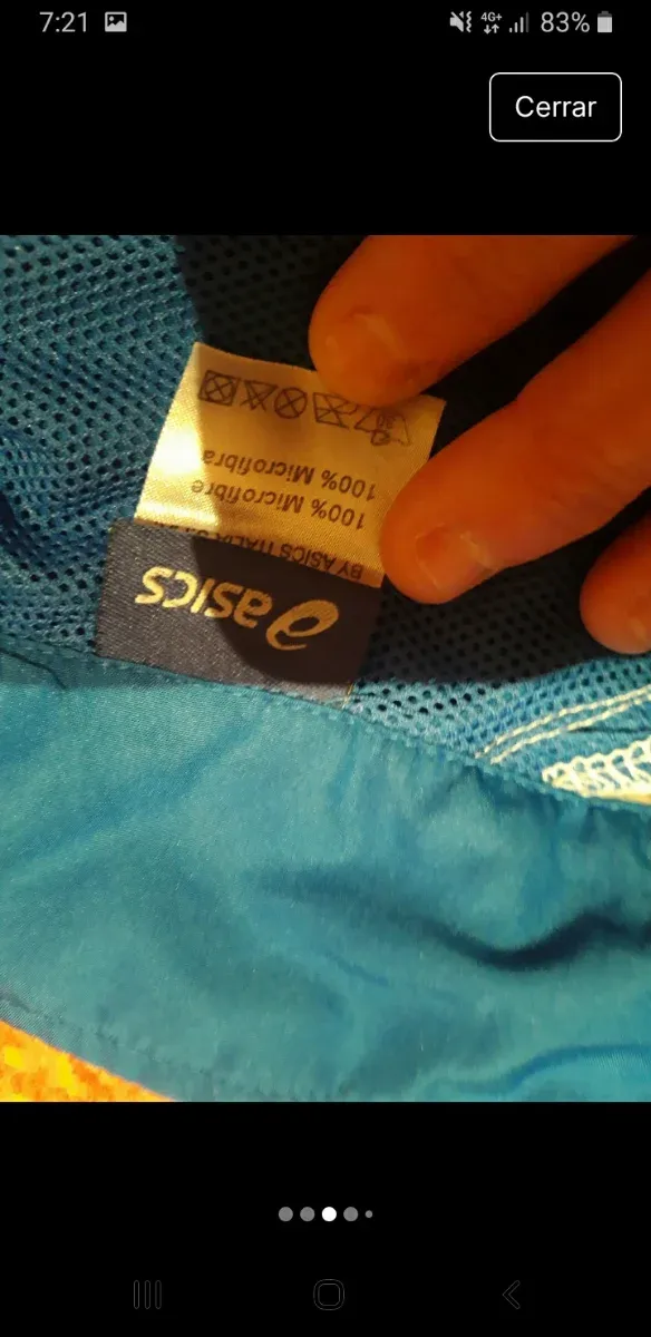 Cortavientos Asics Txindoki Talla S nuevo