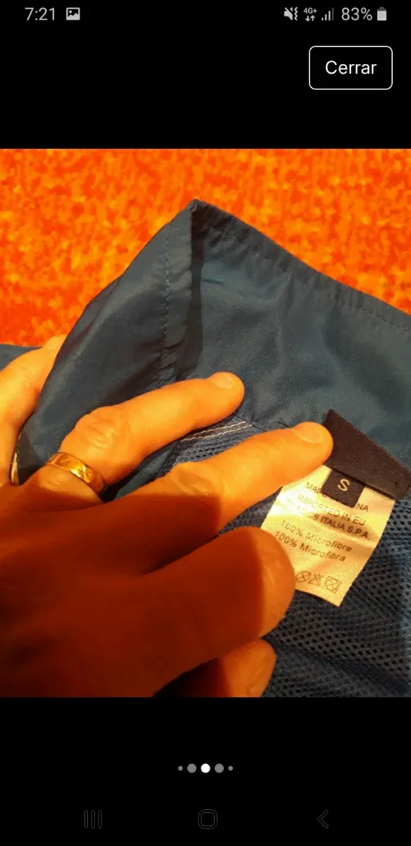 Cortavientos Asics Txindoki Talla S nuevo