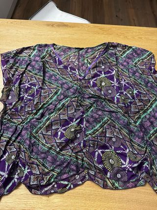 Camicetta Motivi Viola Taglia 42