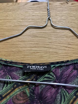 Camicetta Motivi Viola Taglia 42