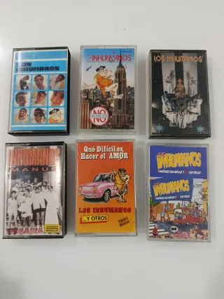 6 LOS INHUMANOS Cintas Cassettes ELIGE